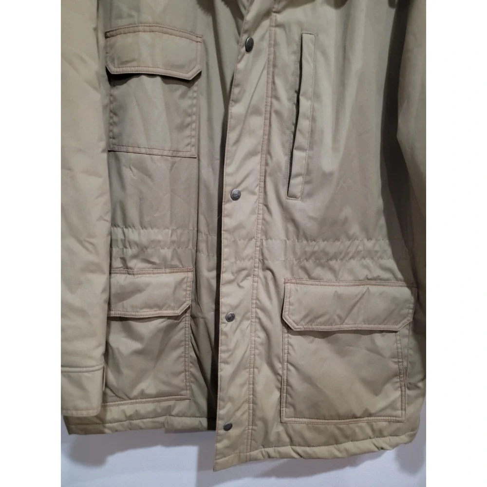 Fieldmaster Mens Khaki Jacket‎ Zip and Button Heavy Size 2XL?? Vintage